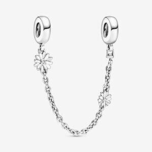 Pandora Daisy Flower Safety Chain Charm